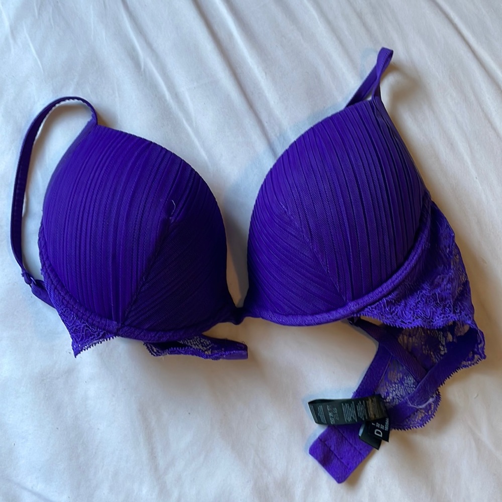 La Perla Blossoms Violette Push Up Bra 32D